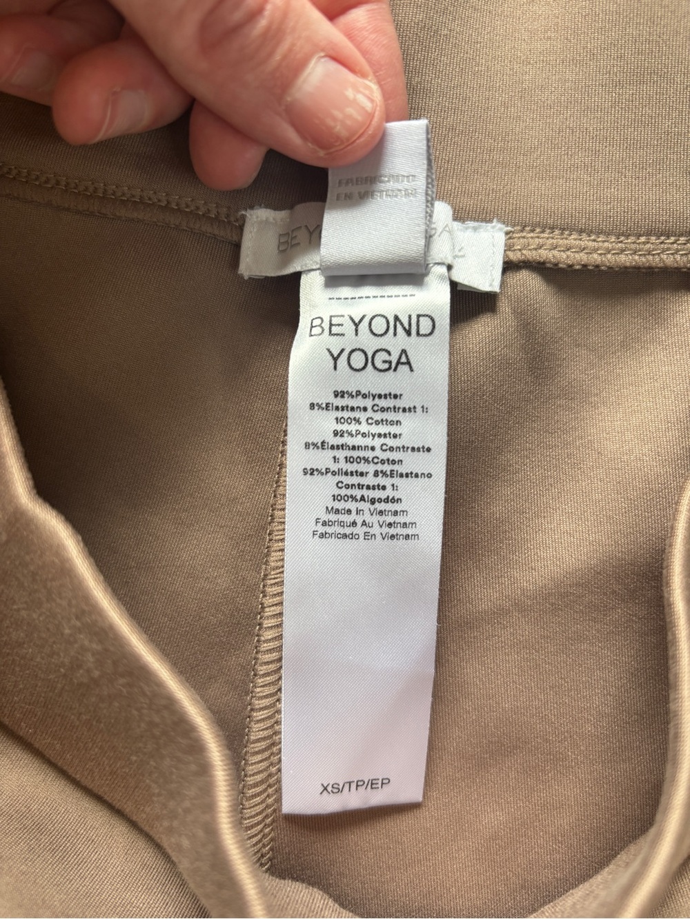 Beyond Yoga In The Flow Wide Leg Pant Taupe size XS - Picture 6 of 13